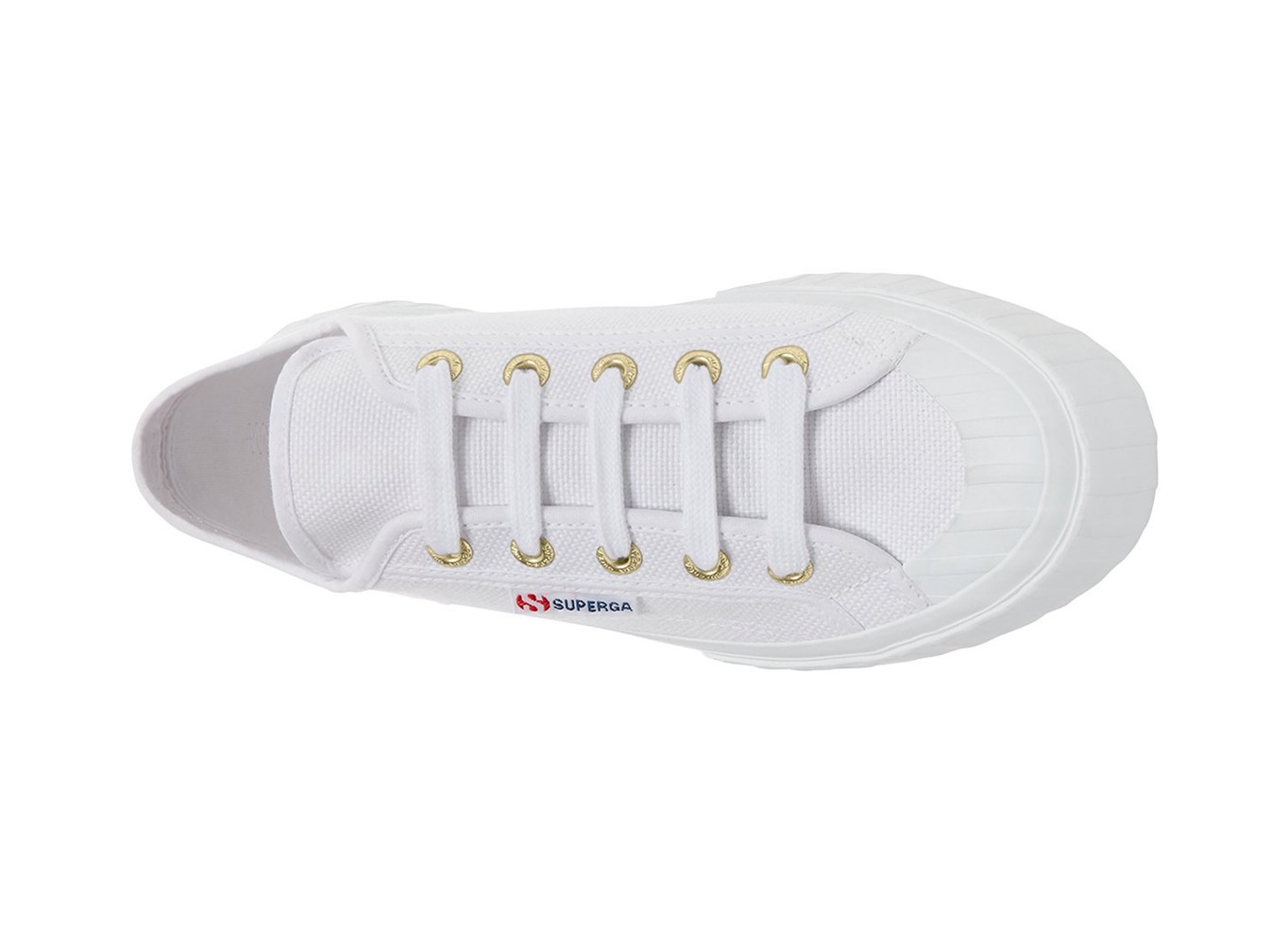 Alpargata Superga Mujer Blancas - 2630 Stripe - 910528ARB